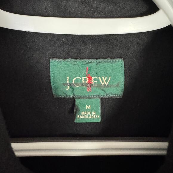 J.Crew Heavyweight Chamois Workshirt Mens M Black Button Up Long Sleeve Pockets - Picture 5 of 8